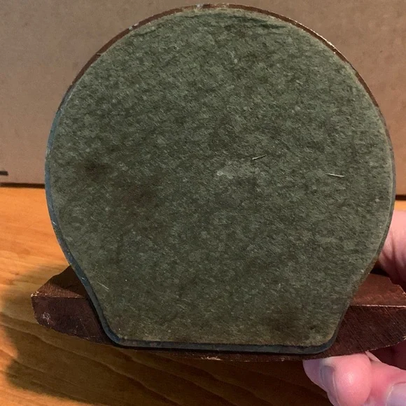 Vintage Brown 1940s Syroco Wood Horse Head Bookend Set of 2…2nd One Just Found! - Picture 11 of 16